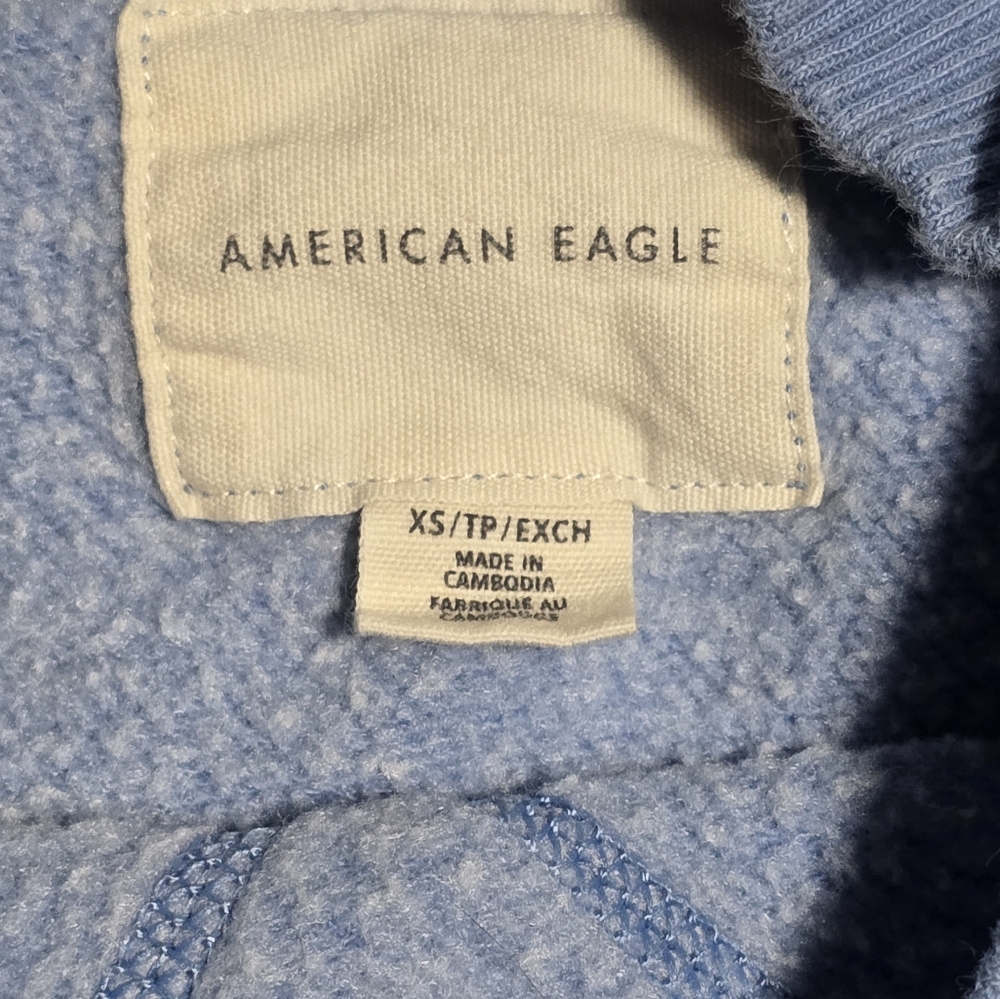 American Eagle Blue Crewneck Sweatshirt Size XS Womens - Picture 3 of 3
